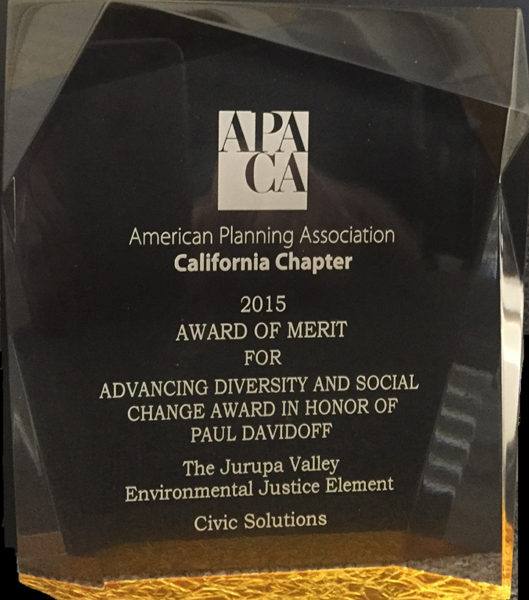 APACA Award 2015